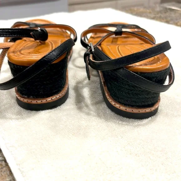 Wedge sandals, black Corso Como - Picture 6 of 6